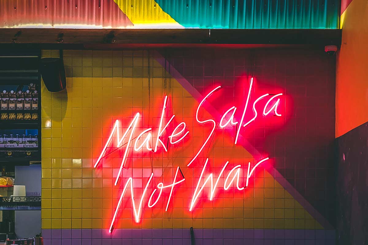 Make salsa not war